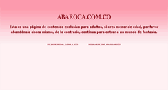 Desktop Screenshot of abaroca.com.co