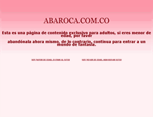 Tablet Screenshot of abaroca.com.co